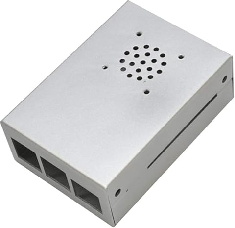 Rouku Ajuste para Raspberry Pi 4 Caja de Metal Caja Protectora Caja de Carcasa Piezas de Repuesto para Raspberry