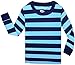 shelry Boys Striped Pajamas Christmas Children PJS Gift Set 100% Cotton Kids Pyjamas
