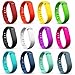 Dunfire Replacement Bands with Metal Clasps for Fitbit Flex - Large Size