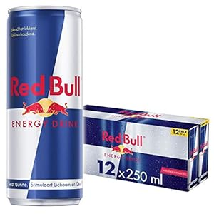 Red Bull Energy Drink 12-pack – 12 x 250ml I Koolzuurhoudende Energiedrank I Wereldwijd Gewaardeerd door Topsporters I…