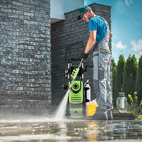 Suyncll Electric Pressure Washer High Power Washer with Reel,3800PSI 2