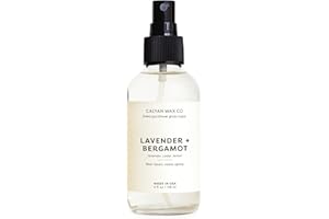 Calyan Wax Co. Lavender & Bergamot Natural Room Spray Infused with Essential Oils, Air Freshener Spray & Aromatic Mist in Non-Aerosal Spray Bottles, 4 Fl Oz Each