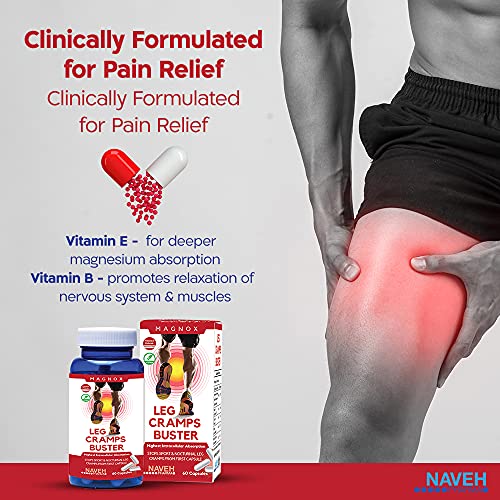 MAGNOX Leg Cramps Buster Magnesium Supplement for Muscle Cramps 380mg