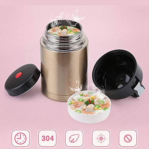 HOT SALE 800ML Portable Stewed Thermos for Food Large Vacuum Flasks Insulated Noodles Soup Porridge for Outdoors Car Office for Women, men and children