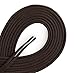 OrthoStep Round Dress Thin Brown 32 inch Shoelaces 2 Pair Pack
