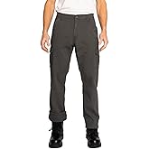 FULL BLUE Cargo Fleece Lined Twill Pants, Bonded & Printed, Regular Fit