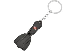 QERPON Silicone Scubas Diving Fin Keychain Multipurpose Diving Fin Keychain Hangings Accessory for Keys and Backpacks