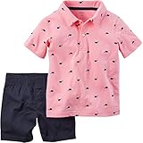 Carter's Baby Boy Whale Polo & Shorts Set …