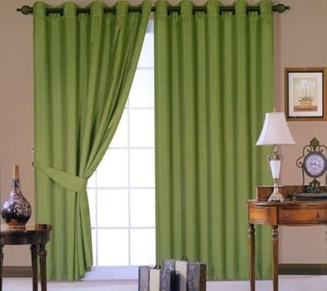 Extra Long Drop Curtain 90 X 108 Inch Faux Silk Fully Lined