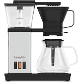 SimplyGoodCoffee Coffee Maker/Coffee Machine. 8 Cup Automatic Drip Pour Over Coffee Brewer. Easy To Use, Durable Stainless, Gold Cup Standard