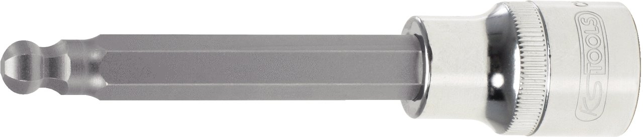 KS Tools 918.1772 1/2-inch 6mm 110mm Chrome Plus Hex Bit Sockets