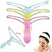 Brccee AC Women Template Plastic Makeup Tool Shaper Eyebrow Shaping Stencil Grooming