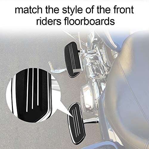 Street Glide Passenger Floorboards with Mount Bracket Kits for Road