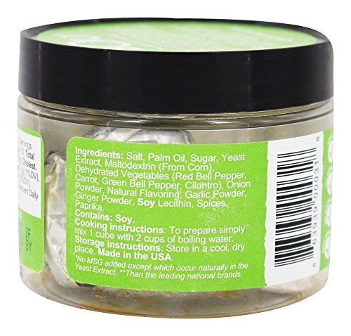 BOU Vegetable Flavored Bouillon Cubes, One 2.53 Ounce Container Packed with Natural, Traditional Ingredients - Thumbnail 3