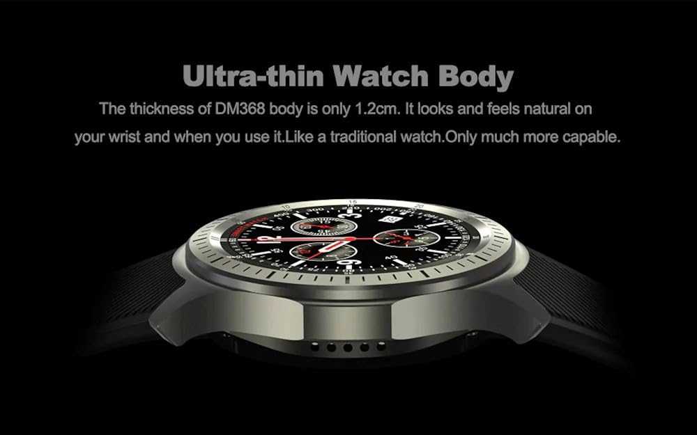 DOMINO DM368 3G Smartwatch Android OS Quad-Core CPU 1 IMEI ...