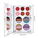 DE'LANCI Eyeshadows Palette Makeup,4 Creamy Mixed Glitter and 6 Matte Shades Insanely Pigmented Cosmetic Eye Shadows Set for Party and Daily Use