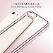 ESR Clear Silicone Case Compatible with iPhone SE 2022, iPhone SE 2020, iPhone 8 and iPhone 7, Clear TPU Case Slim Soft Yellow Resistant, Rose Gold