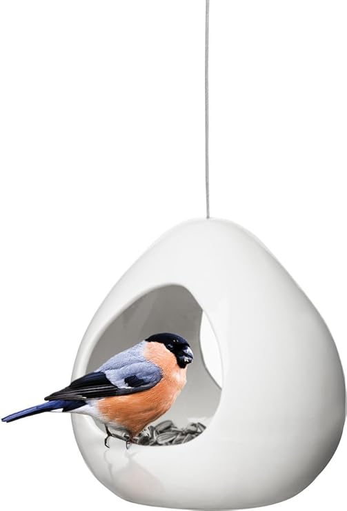Amazon Com Sagaform Birdy Stoneware Bird Feeder Candle Holder