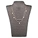Angelus 5 PCS Long Lariat Y Chain Necklace Set Simple Bohemia Multilayer Pendant for Women