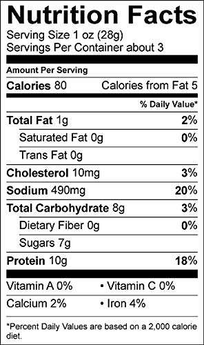 Oberto All-Natural Teriyaki Turkey Jerky, 3.25 Ounce (Pack of 4) - Thumbnail 5
