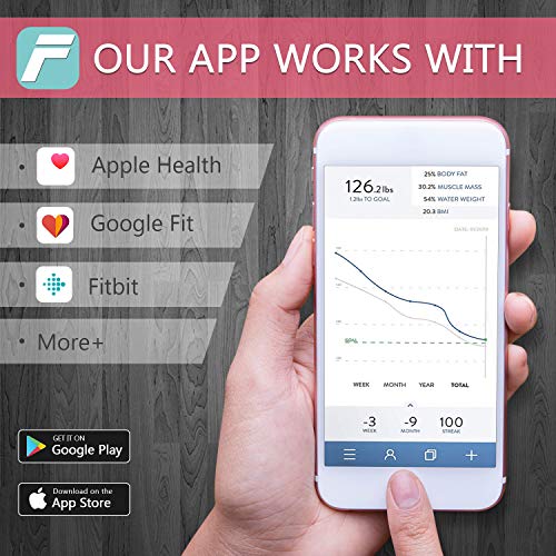 Bluetooth Body Fat Scale, Misiki Smart BMI Scale Wireless Digital Bathroom Weight Scale with iOS, Android APP, Unlimited Users, Auto Recognition Body Composition Analyzer for Fat, BMI, BMR, Muscle Mas