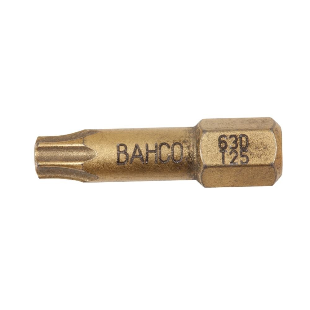 Bahco 63D/T25 T25 Diamond Bit for Torx Head Screws, Gold, 25 mm, 5-Piece