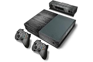 Gam3Gear Pattern Series Decals Skin Vinyl Sticker for Xbox ONE Console & Controller (NOT Xbox One Elite / Xbox One S / Xbox One X) - Gray Wood