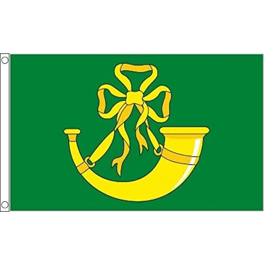 AZ FLAG - Huntingdonshire County Flag - 3x5 Ft - 100D Polyester County Of Hunts. - England Banner with Two Metal Grommets - Fade Resistant - Vivid Colors - 3' x 5' Feet - 150x90 Cm