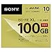 10 Sony Blu Ray 100 GB BD-RE BDXL 3D Bluray Triple Layer Bluray Printable Disc