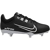 Nike Hyperdiamond 4 Pro Metal Softball Cleats Black | White Size 8 Medium