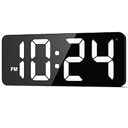 LED Digital Wall Clock with Large Display, Big