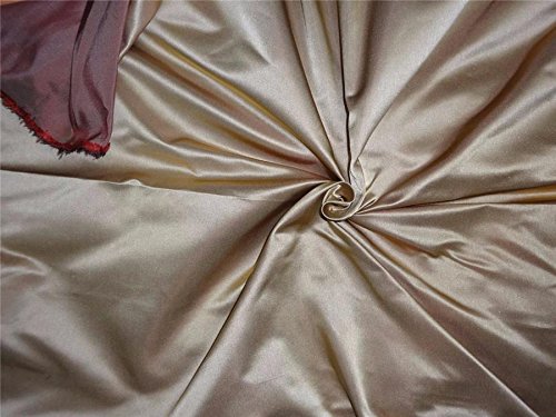 silk dutchess gold, red & dark maroon 54