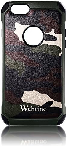 iPhone 6S Case, Wahtino [Camo Series] Drop / Shock Resistant Back Cover with Soft Explosion-proof Membrane for Apple iPhone 6S (2015) &amp; iPhone 6 (2014) - (Green)