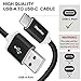 CLEEFUN USB C Cable Fast Charging [5-Pack, 3/3/6/6/10 ft], Type C Charger Nylon Braided Cord Compatible with Galaxy Note 10/10+/9/8, S10E S10 S9 S8 Plus, A10e A51 A71, Mo-to G7 G8