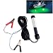 Lightingsky 12V 10.8W 180 LEDs 1080 Lumens LED Submersible Fishing Light Underwater Fish Finder Lamp with 5m Cord (Green) primary