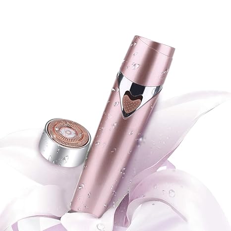 Elektrorasierer Damen, ZesGood Schmerzloser Elektrischer Haarentferner für Gesicht Härchen/Lippen Kinn/Oberlippenbart/Bikini/
