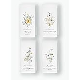 QODUNG Christian Bible Verse Kitchen Towels,16x24 Inch Set of 4,Absorbent Dishcloths Hand Towels Dish Towels for Kitchen Bathroom Dorm,Gifts for Christian Women Faith, Ts459