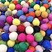 Kojoon 50pc 20mm DIY Christmas Decor Wool Felt Balls Mixed Colour Pom Gumball Beads Craft Decoration