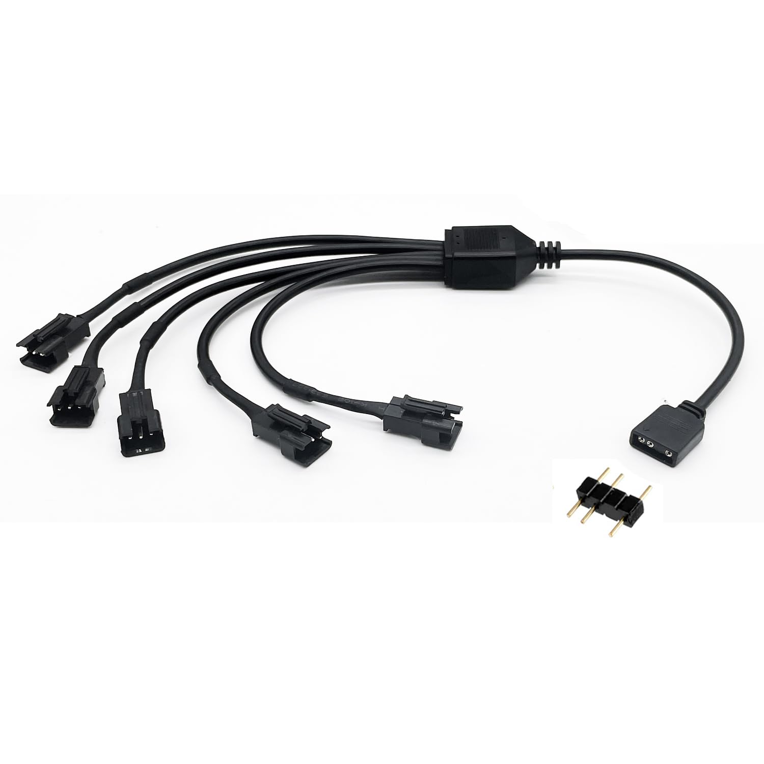 Jstincal 1-to-5 ARGB Splitter Cable, 5V 3-pin to