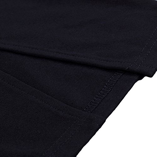 HOMEYEE Dames elegante v-hals grote knoop zoom split slanke bodycon vintage jurken B335 - Image 7