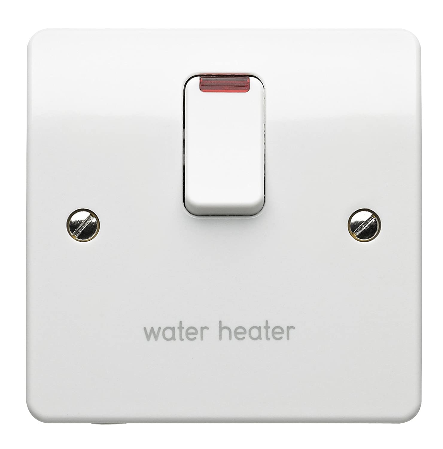 Mk K5423WHWHI 20A Double Pole Switch Marked Water Heater