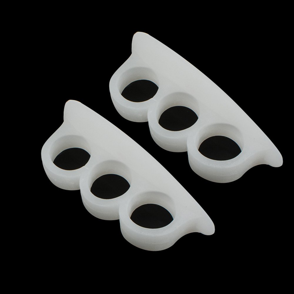 Pevor Hammer Toe Gel Pads - Corrector & Straightener for Curled, Curved, Claw & Mallet Toe Relief (Bunion Pads)