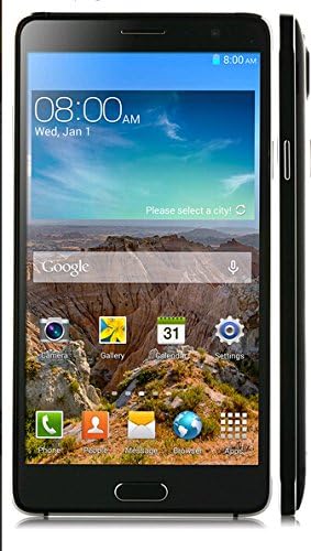 Unlocked Note 4 Mobiper N9100 Smartphone 13MP Android 4.4 MTK6582 Quad Core 1GB 8GB 5.7 inch black
