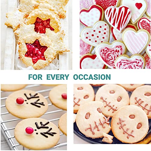 Cookie Cutters, 12 PCS Cookie Cutter for Kids, for Daily Home Baking