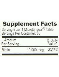 Superior fuente Biotina, 10,000 mcg, 60 unidades