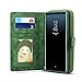 Spaysi, Samsung Galaxy Note 8 Zipper Wallet Case for Women Galaxy Note 8 Detachable Magnetic Wallet Case for Galaxy Note 8 Card Holder Case Leather Folio Flip Holster Carrying Case for Note 8 (Green)