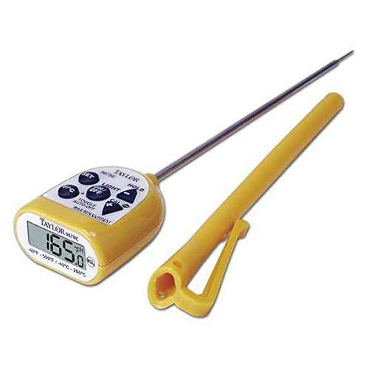 Taylor 9878E Taylor 9878 Pen Style Digital Pocket Thermometer with Large Head: Industrial & Scientific