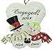Personalized Snowman Engaged Couple Christmas Ornament- Free Personalization