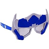 Sun-Staches Official Transformers Sunglasses for Kids | Optimus Prime Costume Accessory | UV 400 | Fits Most Kids