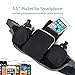 KSCAT Hydration Running Belt Fanny Pack Waist Pack Waterproof Running Belt with 2 BPA Free Water Bottles for iPhone 7/6S Plus Galaxy S6 S7 Note 6 for Running Hiking Cycling Travelling